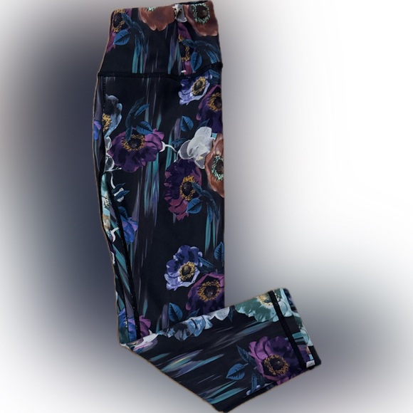 CALIA Carrie Underwood Leggings Size XS Floral Black and Multicolor - Picture 2 of 8